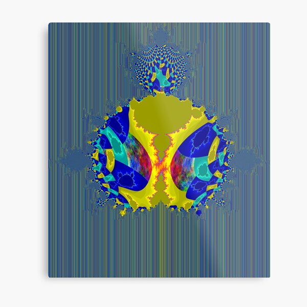 Meditation Mandelbrot Fractal Metal Print