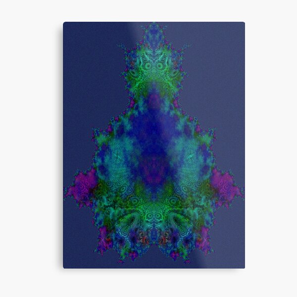 Meditation Mandelbulb Fractal Metal Print
