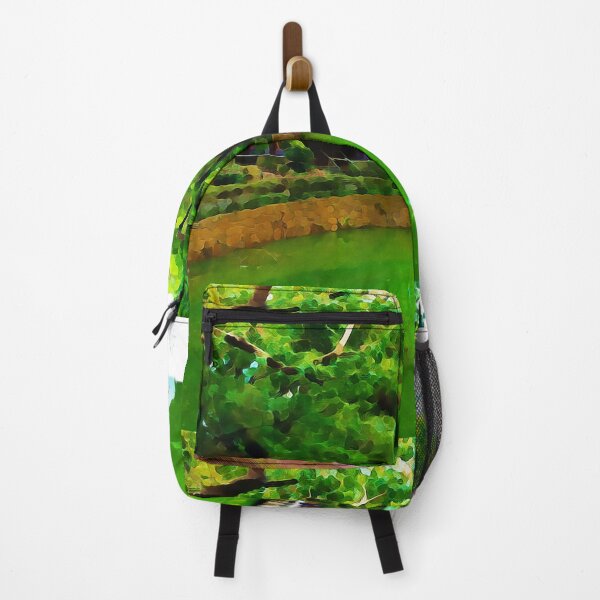 Item preview, Asian Green Garden Resting Hill Xie Shan Watercolor Painting designed and sold by impetum.