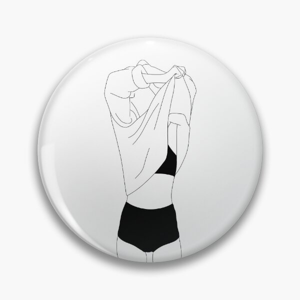 Item preview, Minimalist fashion figure illustration - Helene designed and sold by TheColourStudy.