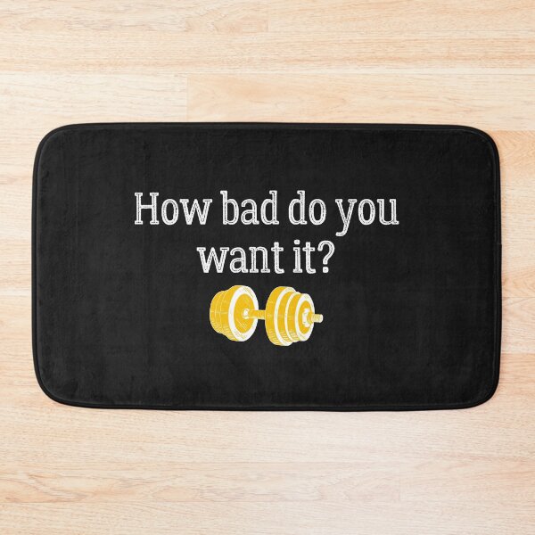 Item preview, How bad do you want to get fit? gift designed and sold by Krafty  Arts Studio.