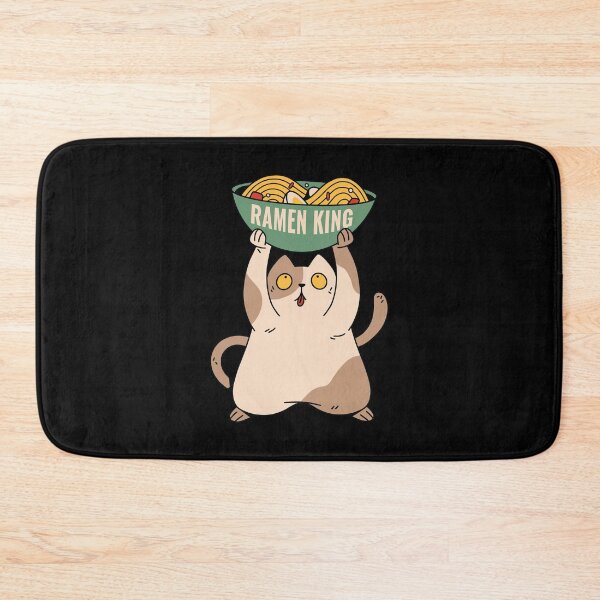 Item preview, Ramen King Cat With Ramen Bowl designed and sold by OnepixArt.
