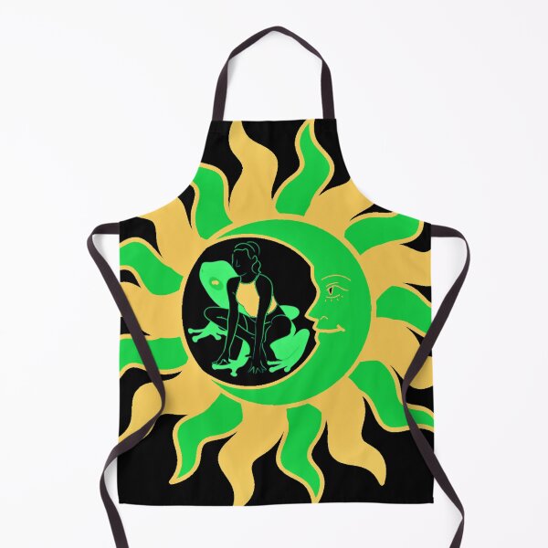 Item preview,  Yoga Frog Pose With Sun And Moon designed and sold by TeesFashion.
