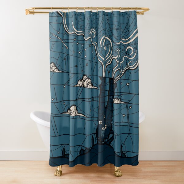 Howls Moving Castle Shower Curtain