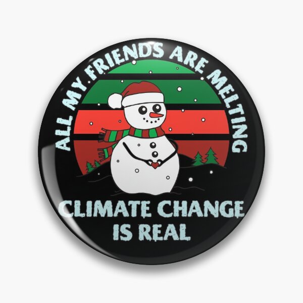 Item preview, Climate Change Snowman All My Friends Are Melting designed and sold by ForFunDesigns.