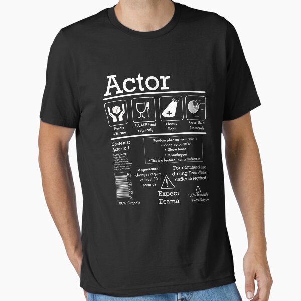 Item preview, Actor Care Instructions - Funny Theatre Lover Gift designed and sold by Exuberanteye.