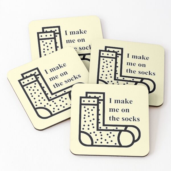 Item preview, I MAKE ME ON THE SOCKS designed and sold by ARTmanhART.