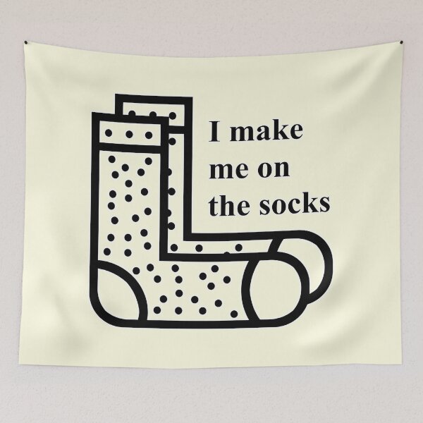 Item preview, I MAKE ME ON THE SOCKS designed and sold by ARTmanhART.