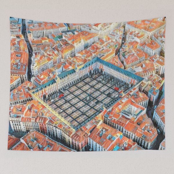 Item preview, Madrid streets designed and sold by AnnaAndVibes.