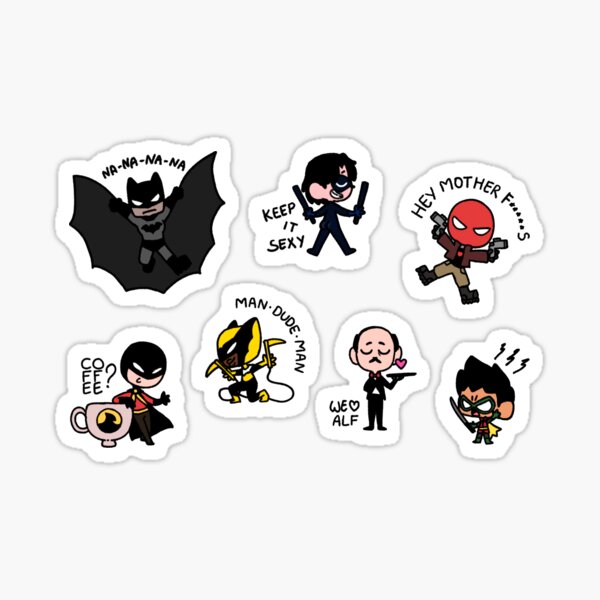 Batfamily Stickers for Sale
