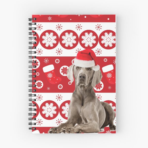 Item preview, Weimaraner Christmas Gift Santa Winter Wonderland designed and sold by FunShirtDesigns.