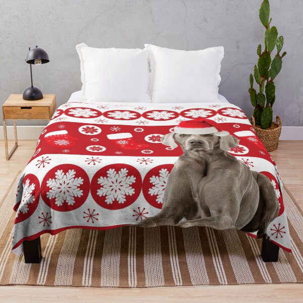 Item preview, Weimaraner Christmas Gift Santa Winter Wonderland designed and sold by FunShirtDesigns.
