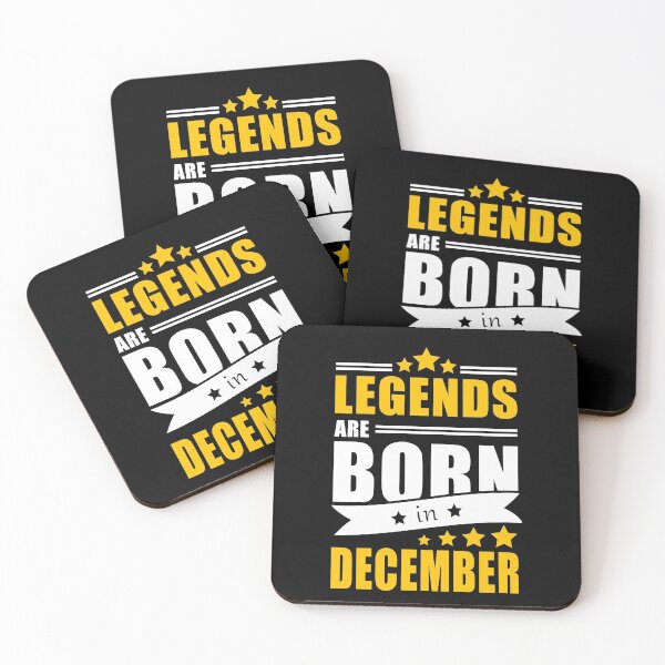 Item preview, Legends are Born in December Birthday Gift Idea designed and sold by FreedomTree.