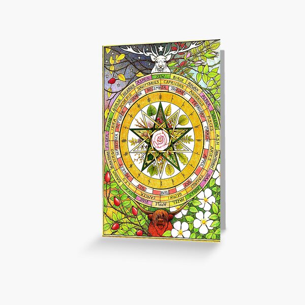 Item preview, The Ogham Grove (full colour) designed and sold by Yuri Leitch.
