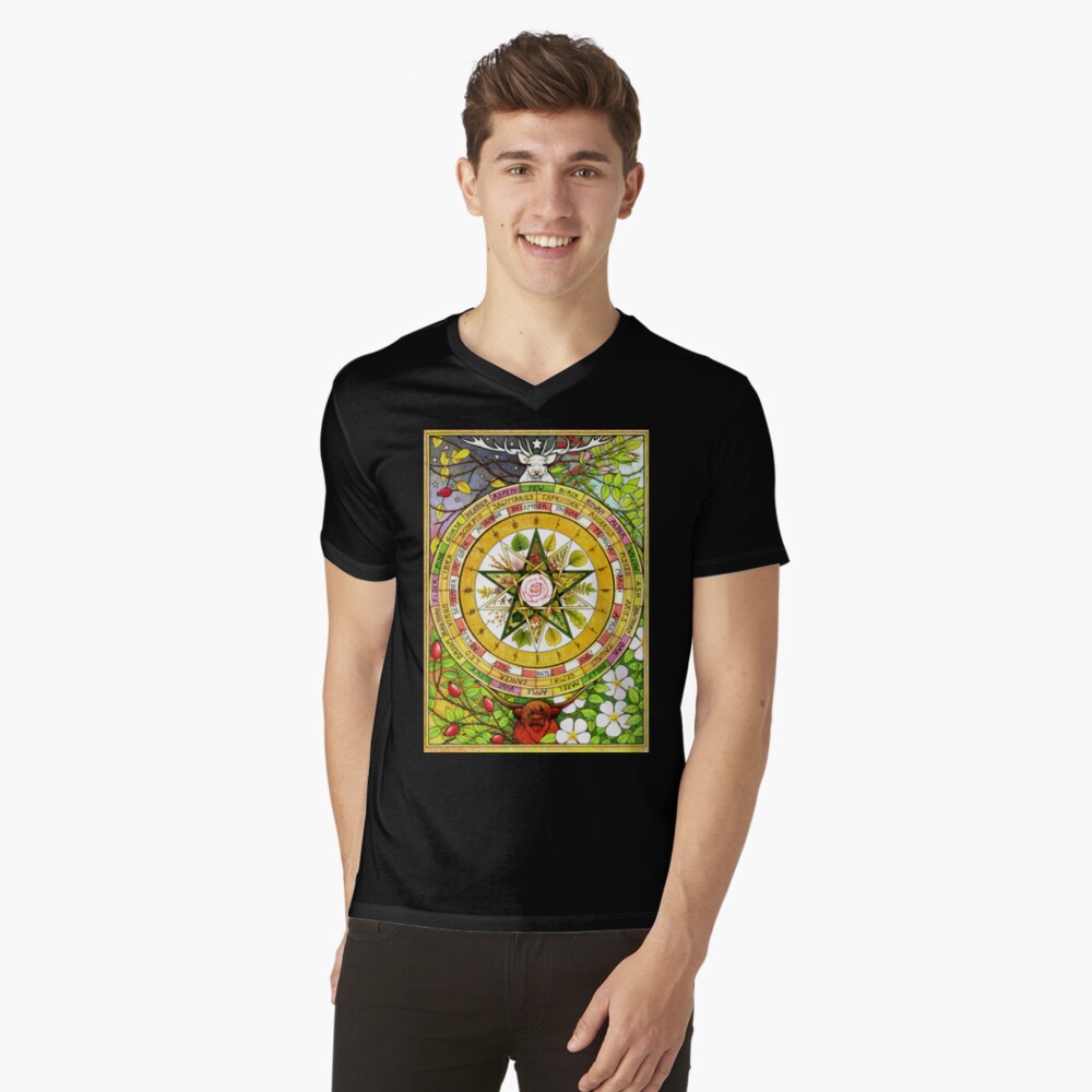Item preview, V-Neck T-Shirt designed and sold by Yuri-Leitch.