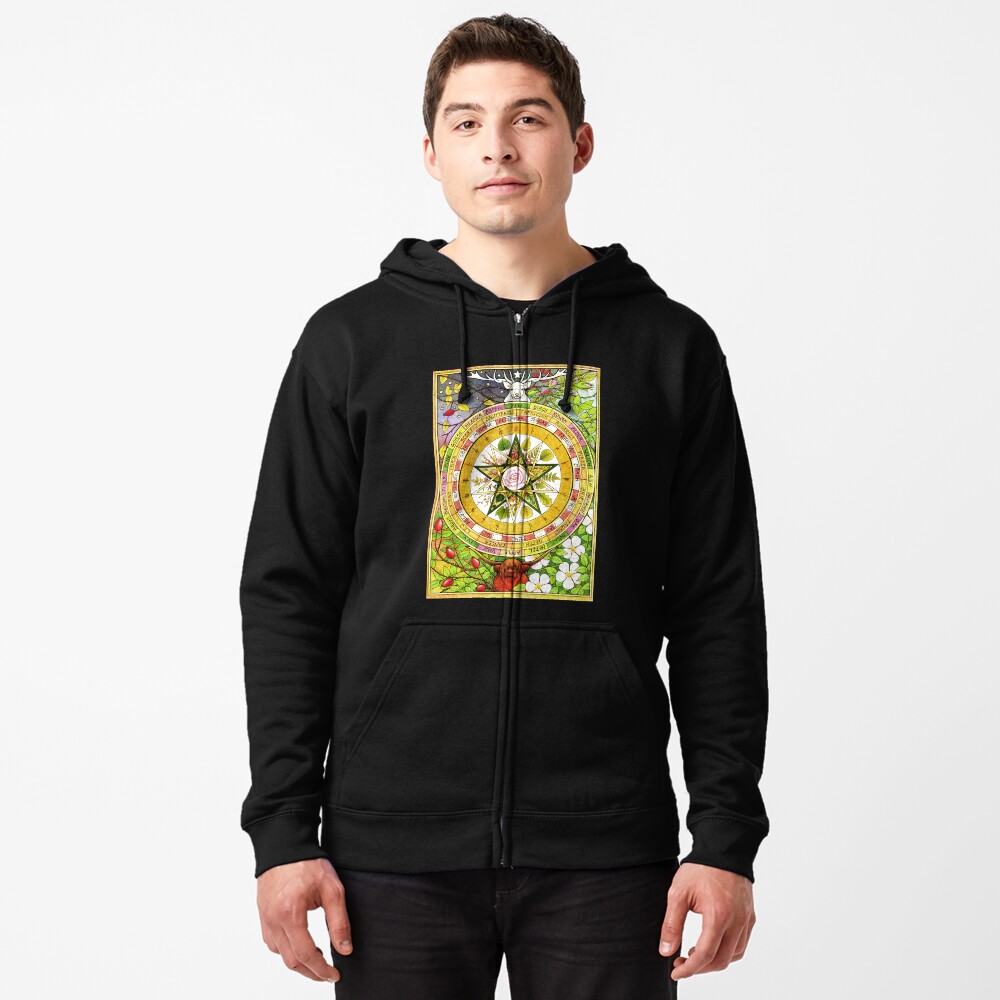 Item preview, Zipped Hoodie designed and sold by Yuri-Leitch.