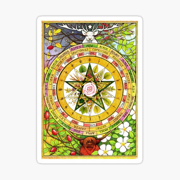Item preview, The Ogham Grove (full colour) designed and sold by Yuri Leitch.