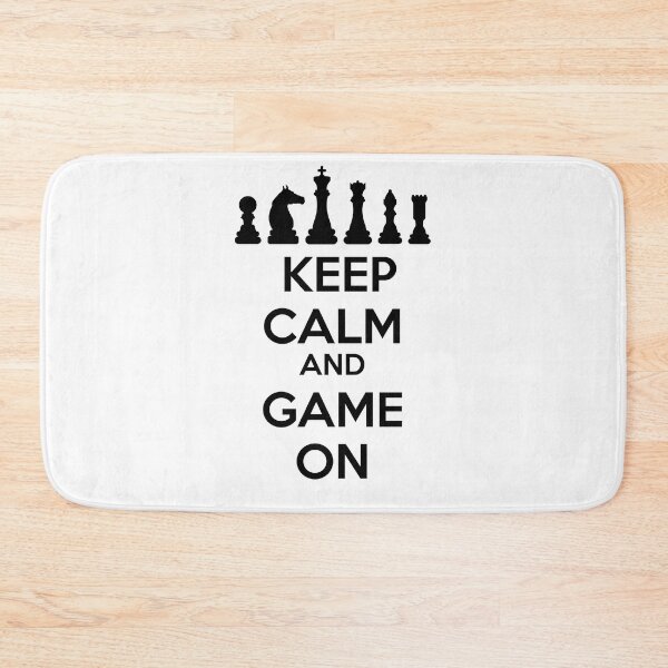 Item preview, Keep Calm and Game On Chess Game designed and sold by Avgeek21.