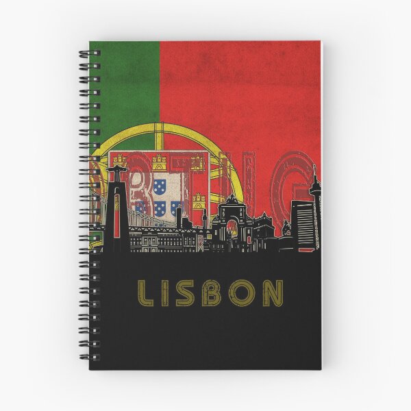 Item preview, lisbon skyline flag designed and sold by BekimART2.