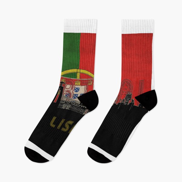 Item preview, lisbon skyline flag designed and sold by BekimART2.