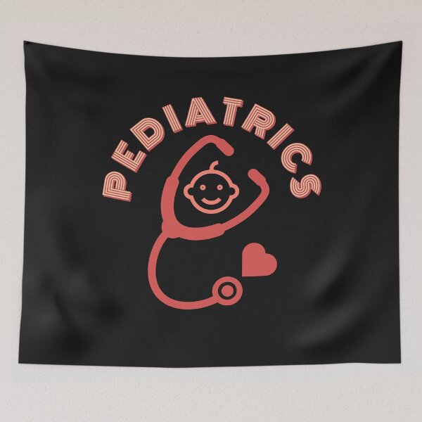 Item preview, Pediatrics, stethoscope, kids designed and sold by doctors-apparel.