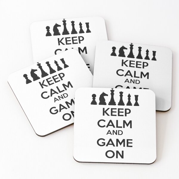Item preview, Keep Calm and Game On Chess Game designed and sold by Avgeek21.