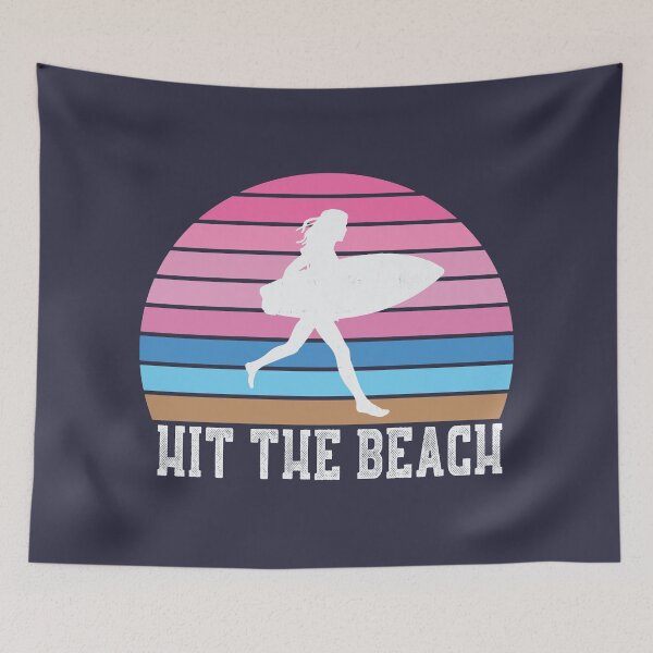 Item preview, Surfer Girl Hits the Beach designed and sold by SharksOnShore.