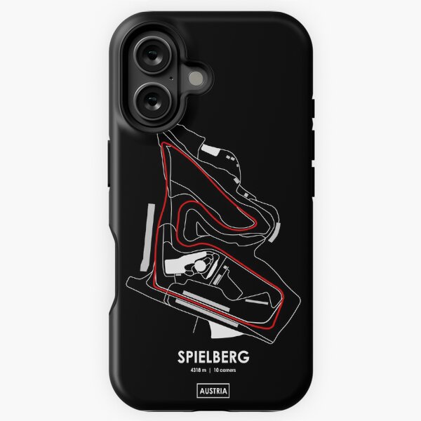 Aperçu de l'œuvre SPIELBERG - AUTRICHE TRACK MAP 2.0 ROUGE créée et vendue par andreanastasio.