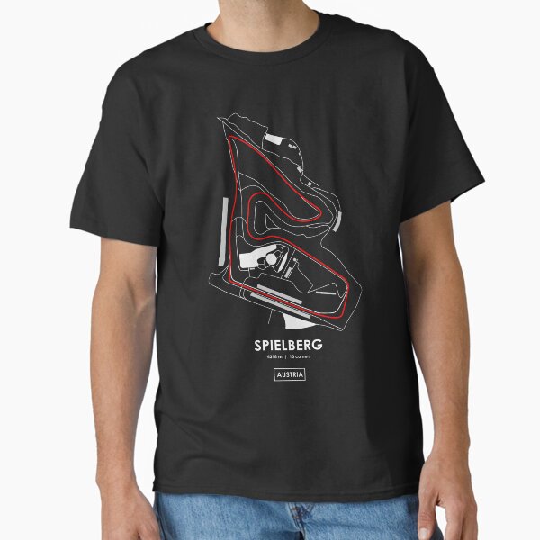 Aperçu de l'œuvre SPIELBERG - AUTRICHE TRACK MAP 2.0 ROUGE créée et vendue par andreanastasio.