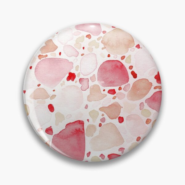 Item preview, Millenial Pink Watercolor Terrazzo-Inspired Pattern designed and sold by Danica Templeton.
