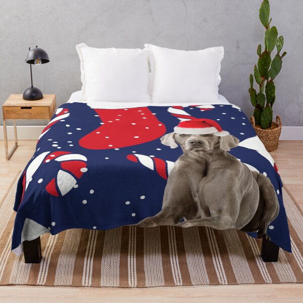 Item preview, Weimaraner Christmas designed and sold by FunShirtDesigns.