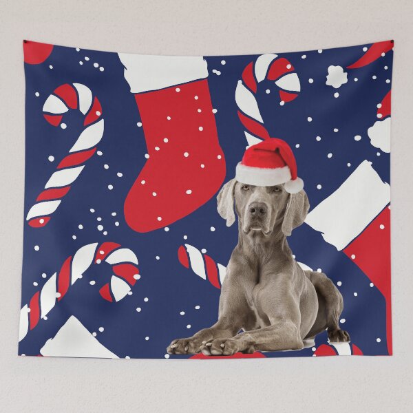 Item preview, Weimaraner Christmas designed and sold by FunShirtDesigns.