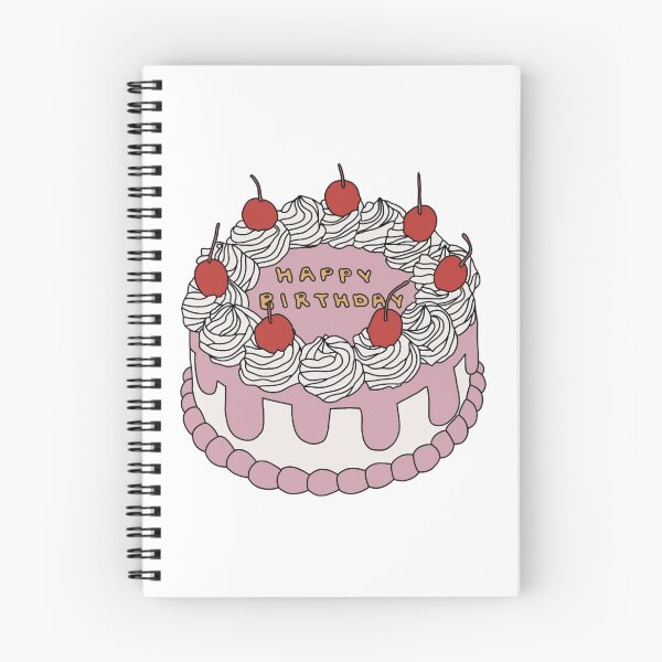 Item preview, Minimalist birthday cake designed and sold by PeachCatDesigns.