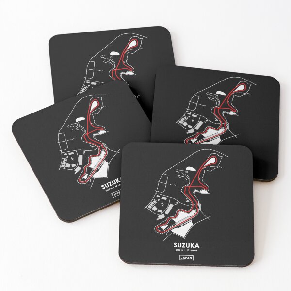 Item preview, SUZUKA - JAPAN TRACK MAP 2.0 RED designed and sold by andreanastasio.