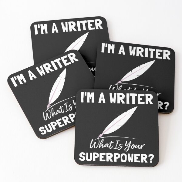 Item preview, i'm a writer what is your superpower? designed and sold by Life Shop.