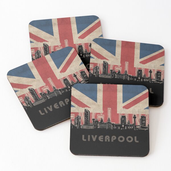 Item preview, liverpool skyline flag designed and sold by BekimART2.