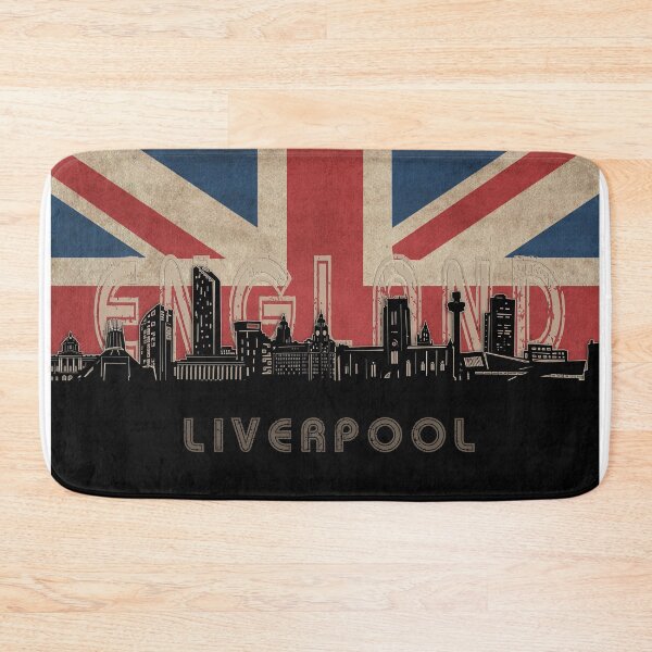 Item preview, liverpool skyline flag designed and sold by BekimART2.