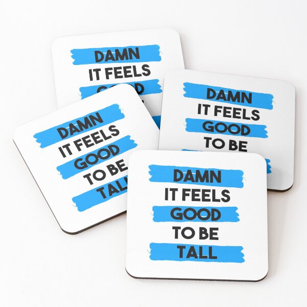 Item preview, Damn it feels good to be tall - blue designed and sold by InkLove.