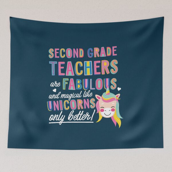 Item preview, Second Grade Teachers are like Unicorns Gift Idea designed and sold by betternotes.
