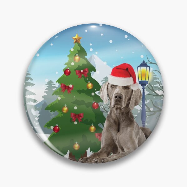 Item preview, Weimaraner Christmas Tree designed and sold by FunShirtDesigns.