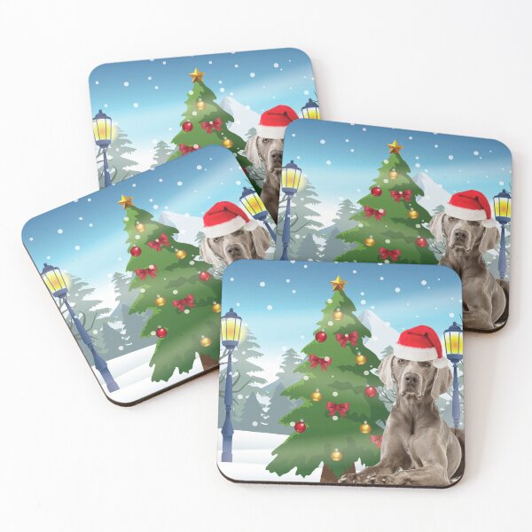 Item preview, Weimaraner Christmas Tree designed and sold by FunShirtDesigns.