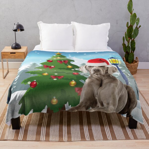 Item preview, Weimaraner Christmas Tree designed and sold by FunShirtDesigns.