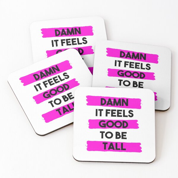 Item preview, Damn it feels good to be tall - pink designed and sold by InkLove.