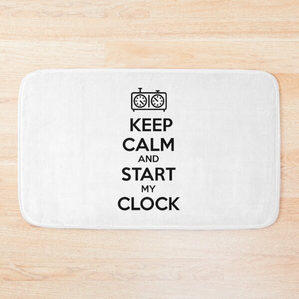 Item preview, Keep Calm and Start my Clock Chess Game designed and sold by Avgeek21.