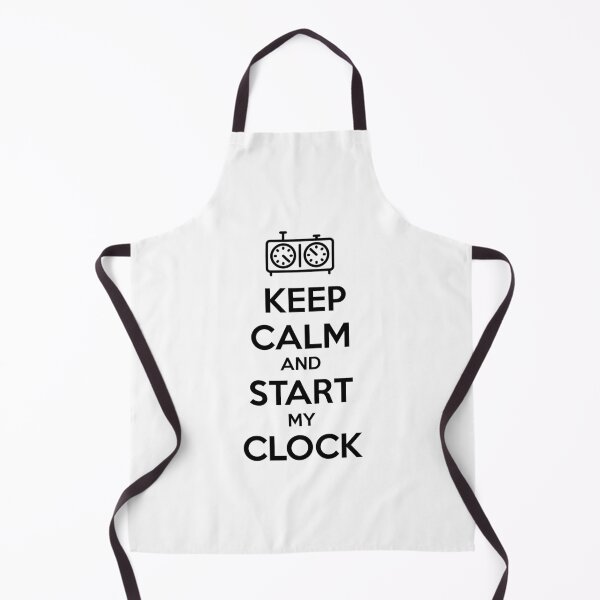 Item preview, Keep Calm and Start my Clock Chess Game designed and sold by Avgeek21.