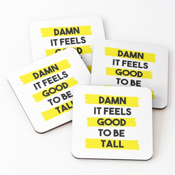 Item preview, Damn it feels good to be tall - yellow designed and sold by InkLove.