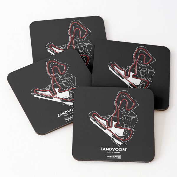 Item preview, ZANDVOORT - NETHERLANDS TRACK MAP 2.0 RED designed and sold by andreanastasio.