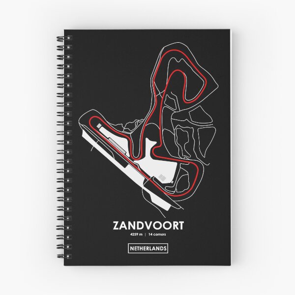 Item preview, ZANDVOORT - NETHERLANDS TRACK MAP 2.0 RED designed and sold by andreanastasio.