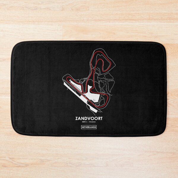 Item preview, ZANDVOORT - NETHERLANDS TRACK MAP 2.0 RED designed and sold by andreanastasio.