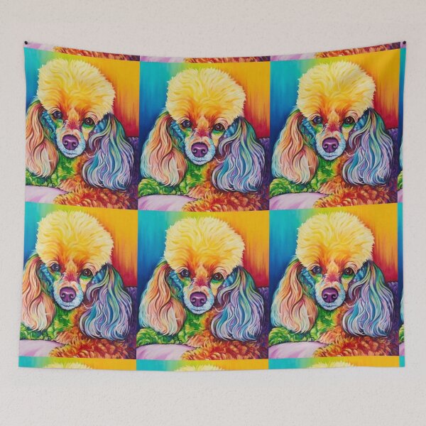 Item preview, Poodle cute pet dog dogs pets puppy art caniche pop art designed and sold by Coolstuff4you71.